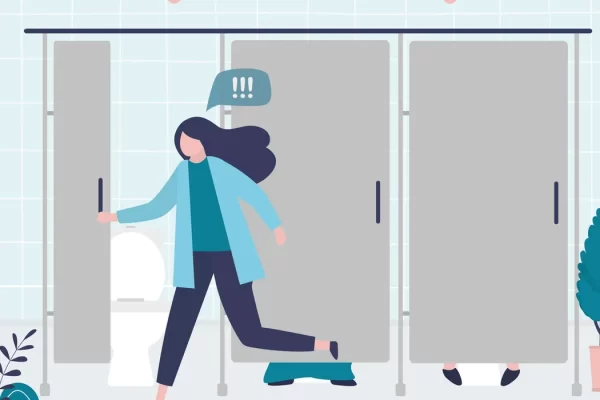 a public restroom
